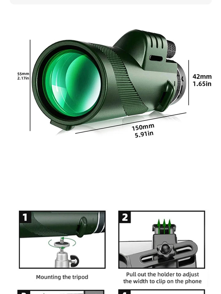 Portable HD 5000M Zoom Telescope