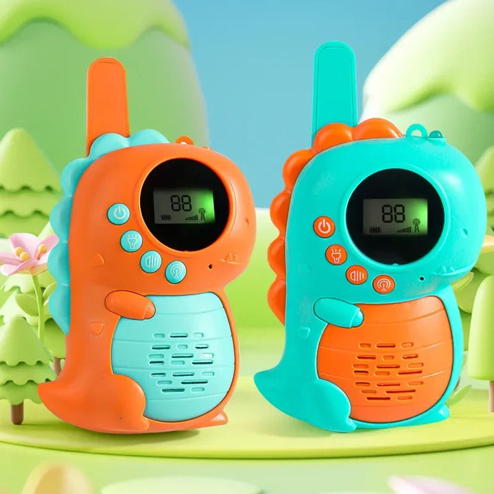1 Pair Cute Dinosaur Walkie Talkie for Kids
