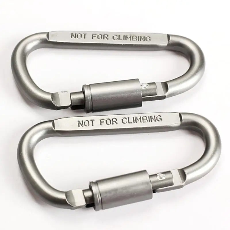 4PCS Heavy-Duty Aluminum Carabiner Set