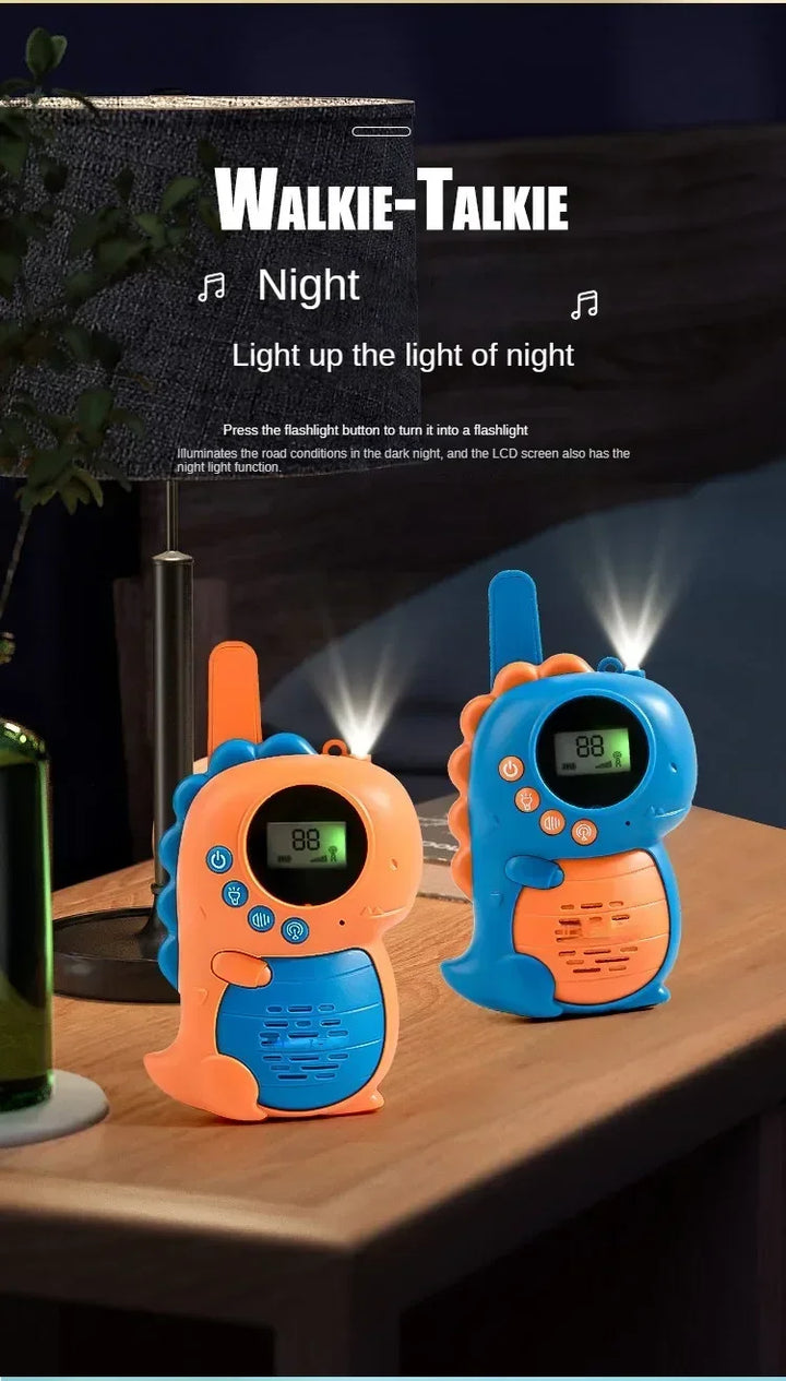 1 Pair Cute Dinosaur Walkie Talkie for Kids