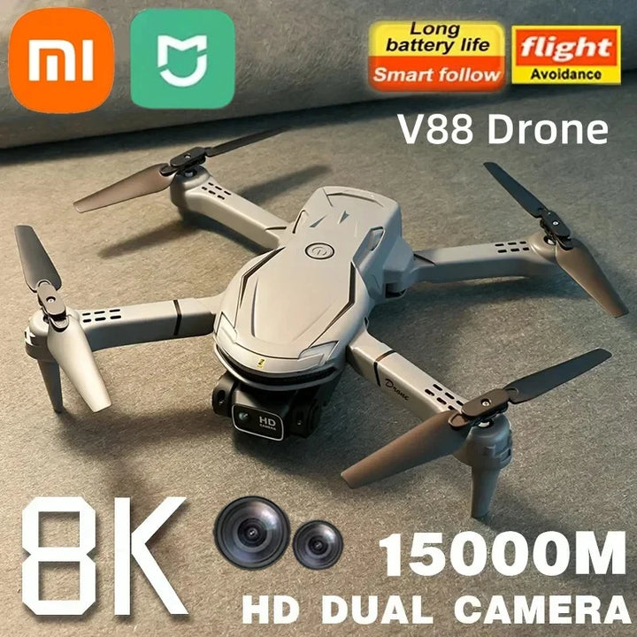 Dual Camera Aerial Photography - V88 8K 5G Professional Drone