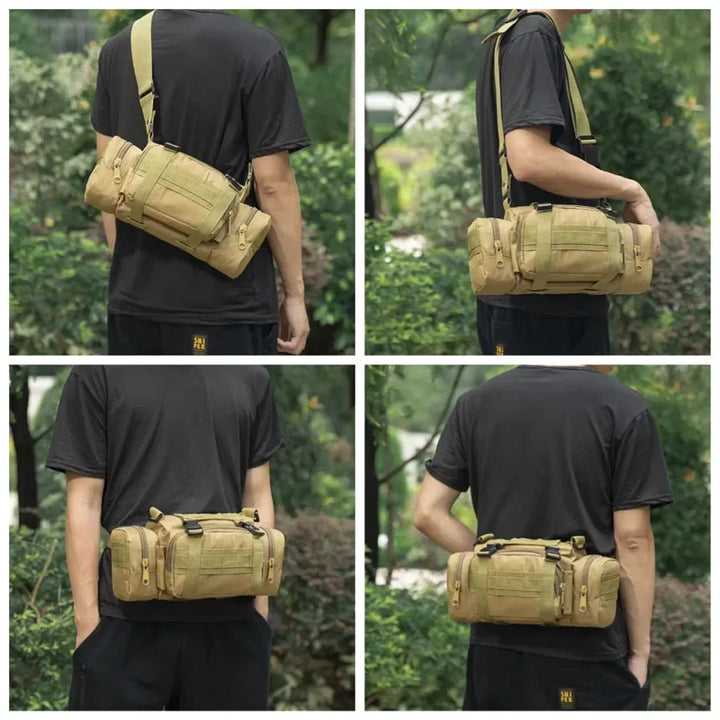 600D waterproof Oxford shoulder bag for camping hiking