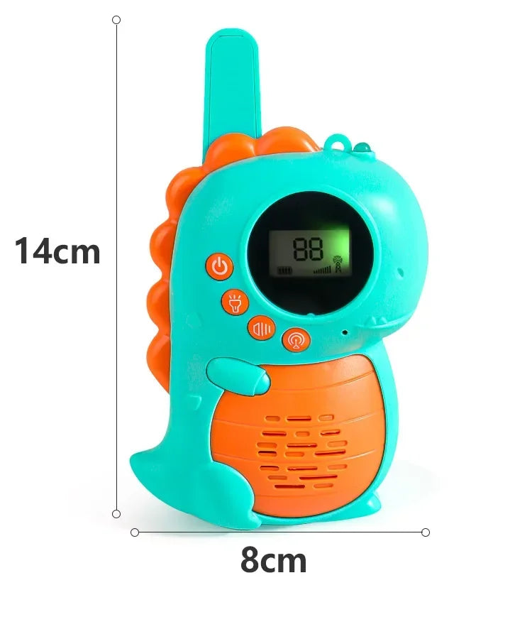 1 Pair Cute Dinosaur Walkie Talkie for Kids