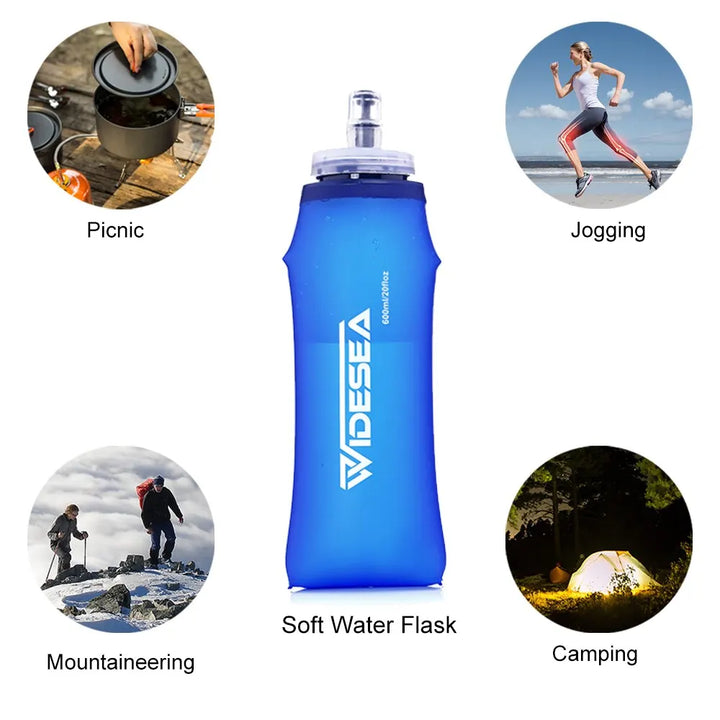 600ml Soft foldable Water Bottle