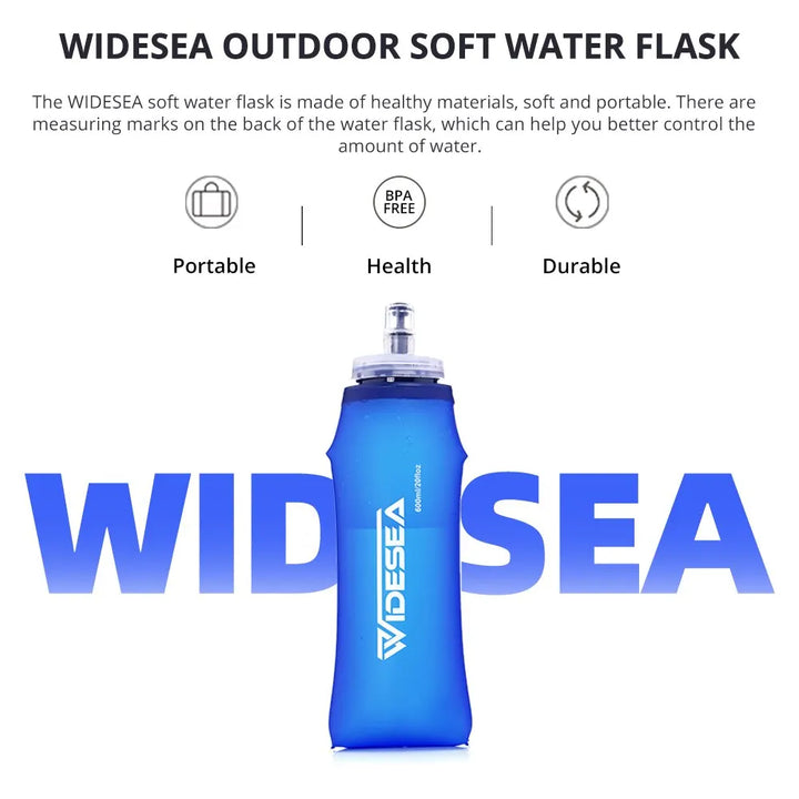 600ml Soft foldable Water Bottle