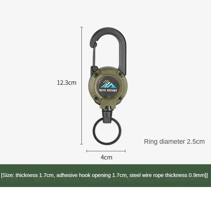 Heavy Duty Retractable Badge Reel & Keychain