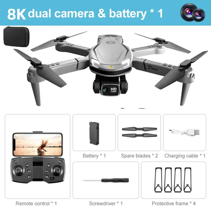Dual Camera Aerial Photography - V88 8K 5G Professional Drone