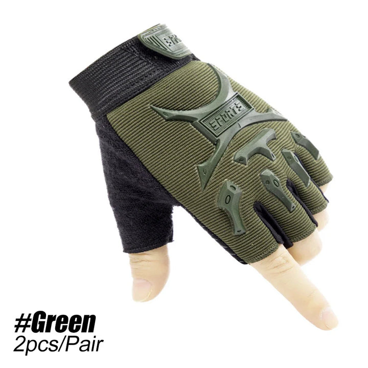 Kids Tactical Fingerless Gloves