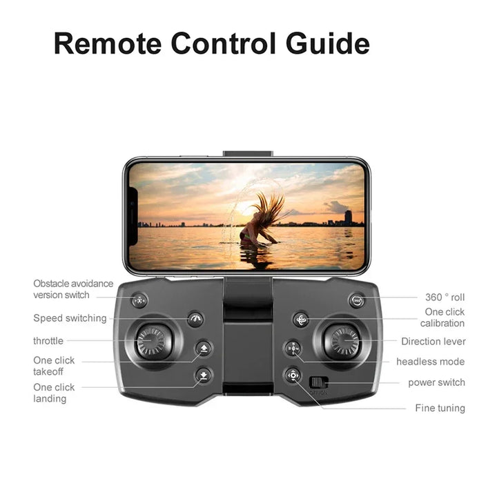 Dual Camera Aerial Photography - V88 8K 5G Professional Drone