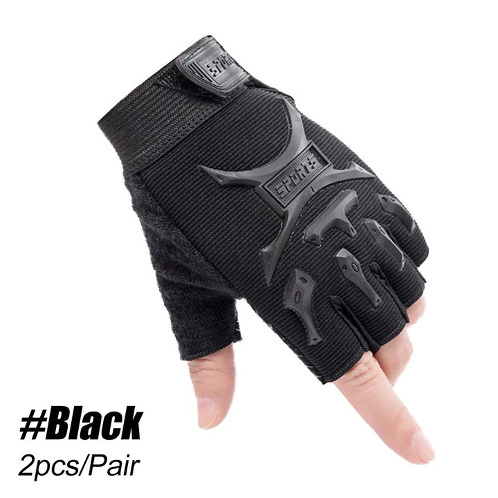 Kids Tactical Fingerless Gloves