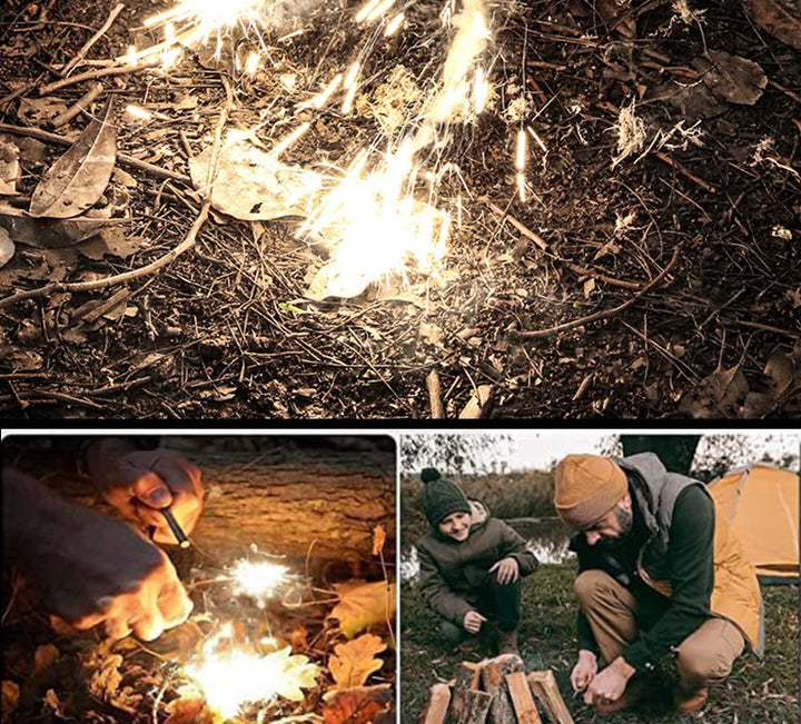 Magnesium Ferro Rod Fire Starter Survival Tool