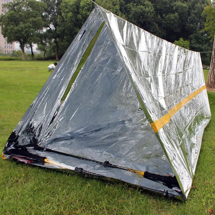 Emergency Shelter +Rain Coat + Sleeping Bag