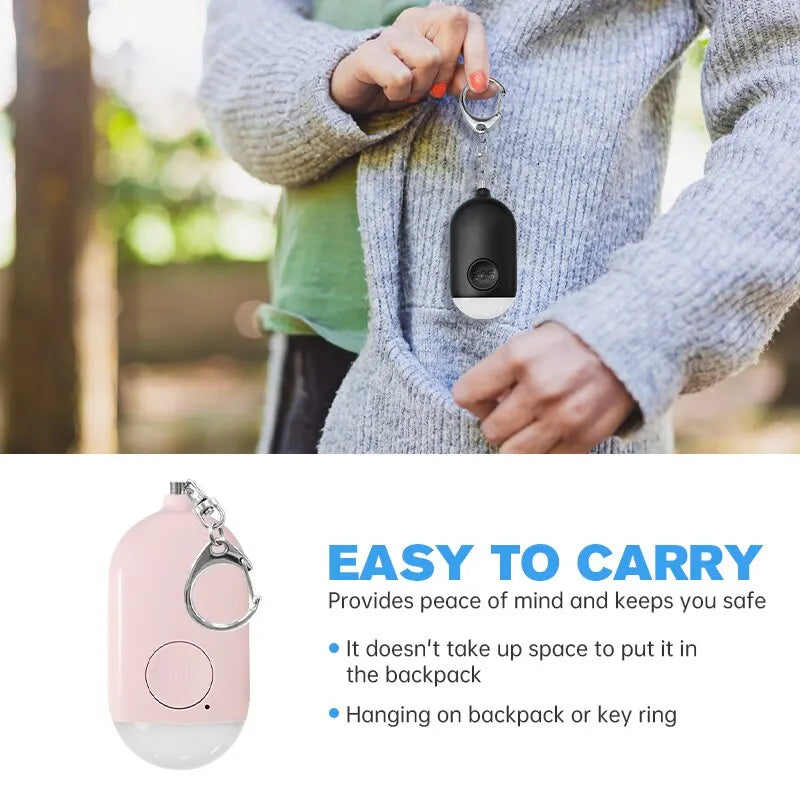 130dB Personal Safety Alarm Keychain
