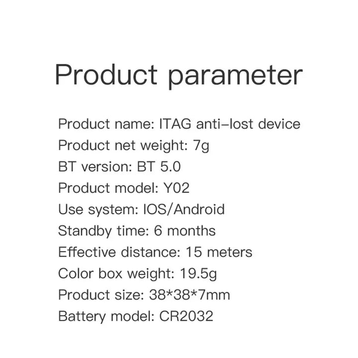 Mini GPS Bluetooth 5.0 Anti-Lost Tracker