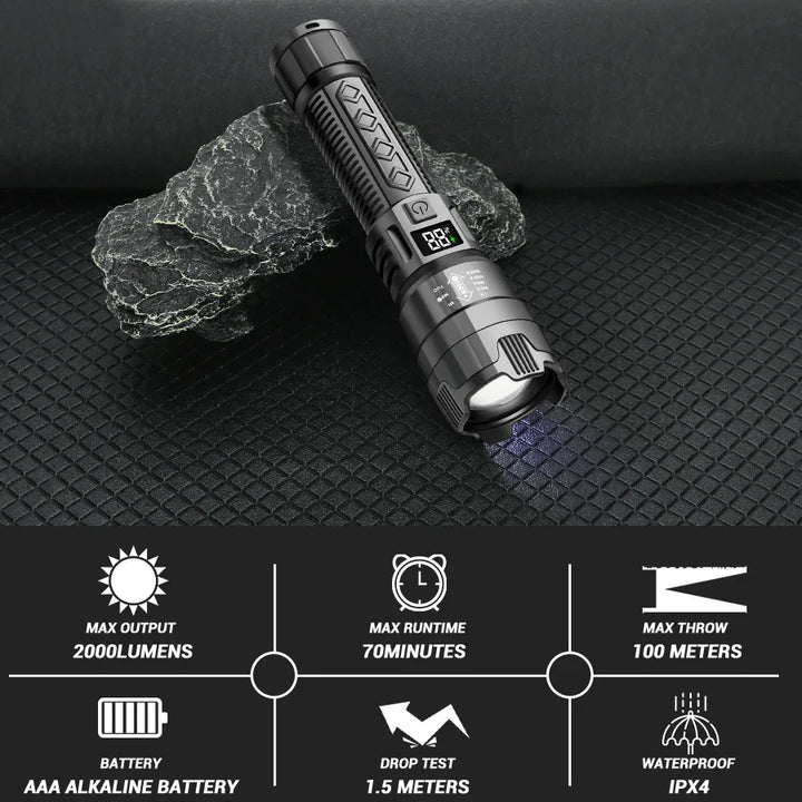 High Power 2000LM LED Flashlight